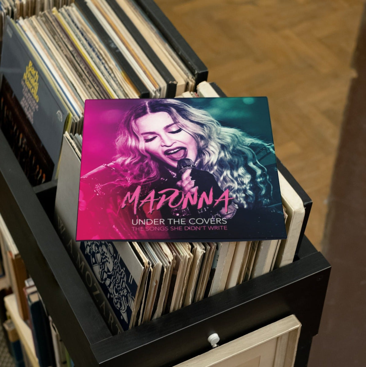 Madonna – Under The Covers – Clear Vinyl LP Record { vinyl }