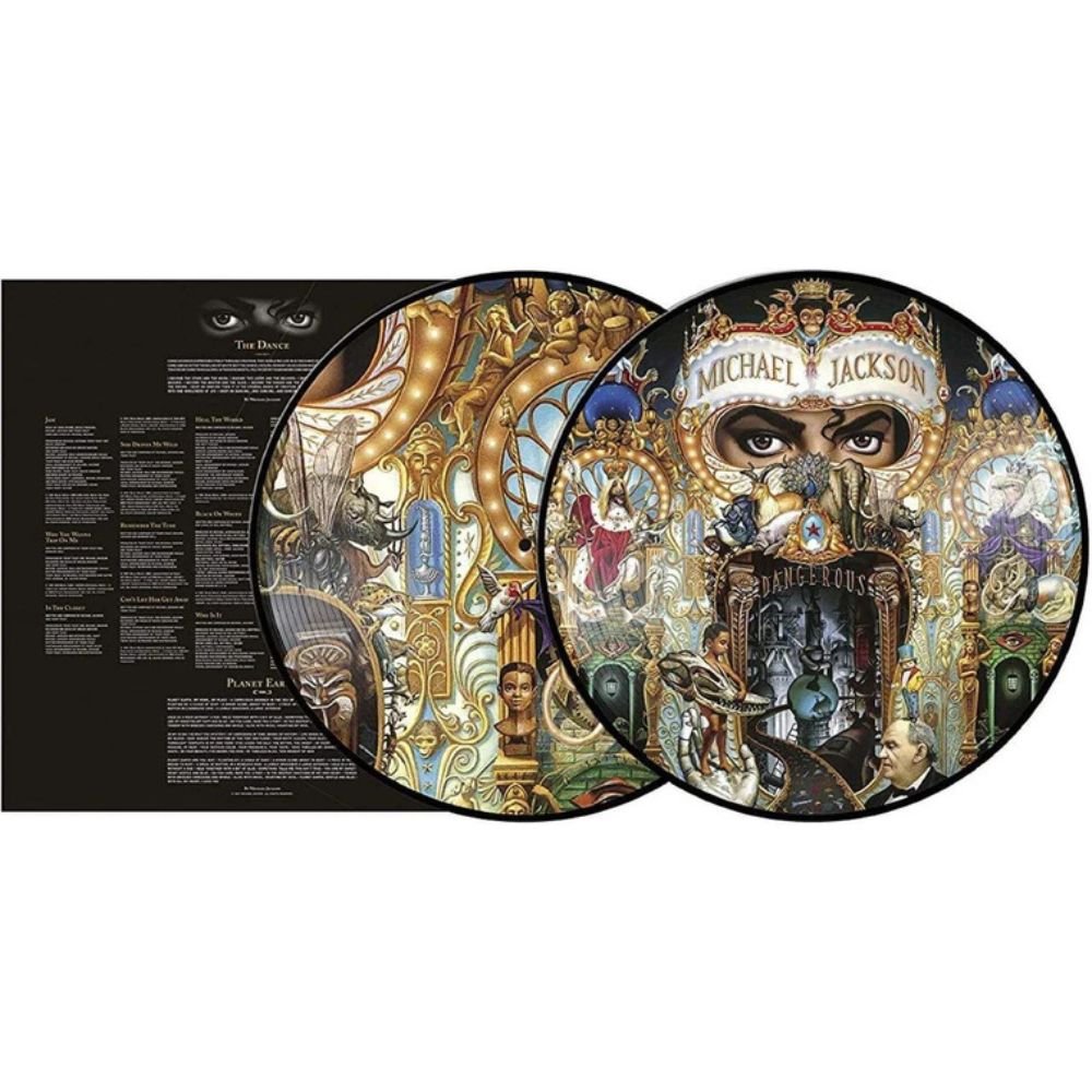 Michael Jackson - Dangerous - Picture Disc Vinyl LP Record { vinyl }