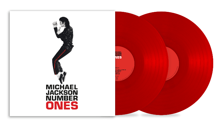 Michael Jackson - Number Ones - Red Vinyl LP Record { vinyl }