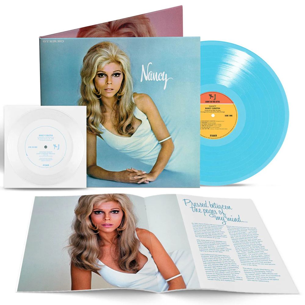Nancy Sinatra - Nancy - Blue Vinyl LP Record { vinyl }