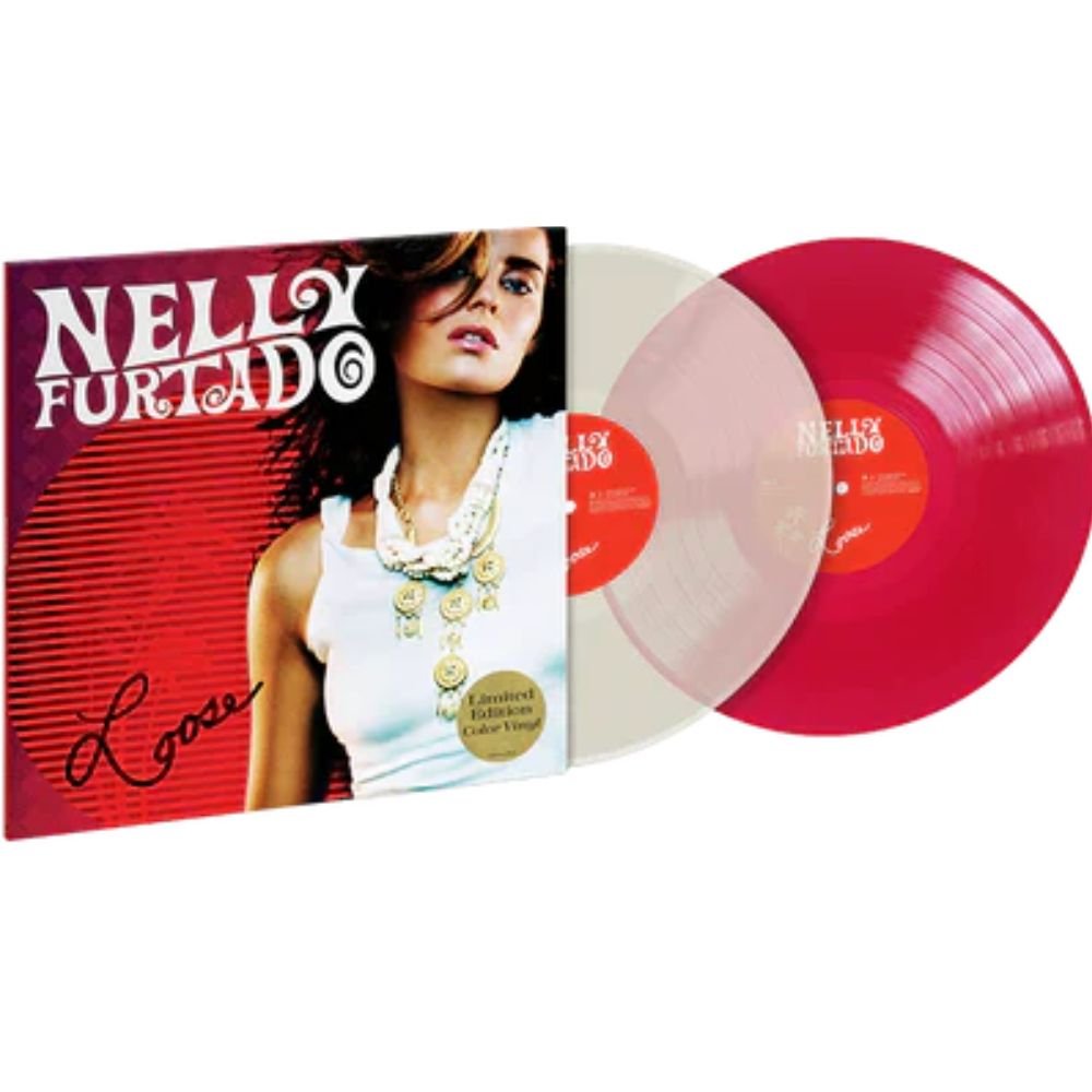 Nelly Furtado - Loose - Translucent Ruby Red & Milky Clear Vinyl LP Record { vinyl }