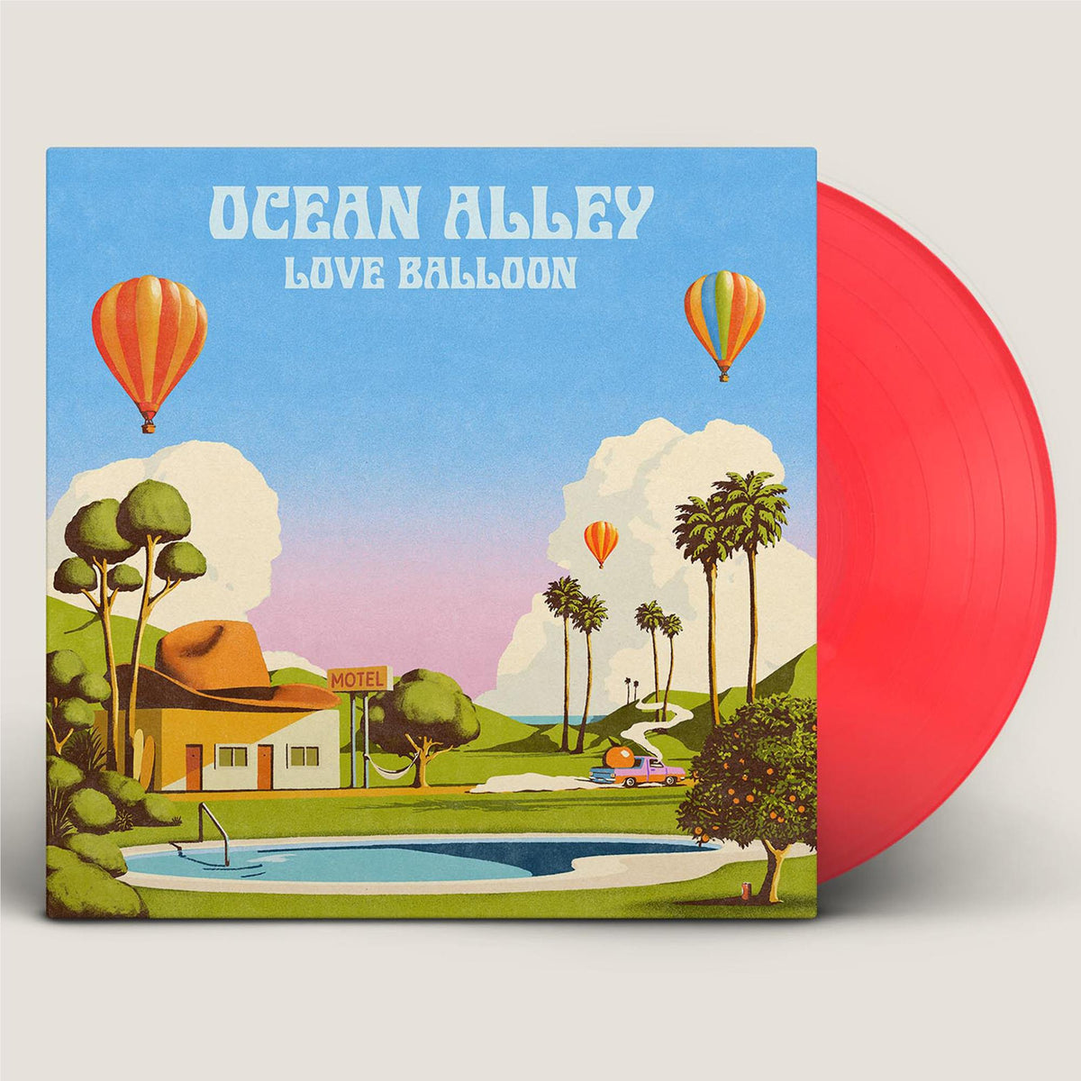 Ocean Alley - Love Balloon - Transparent Orange Vinyl LP Record { vinyl }