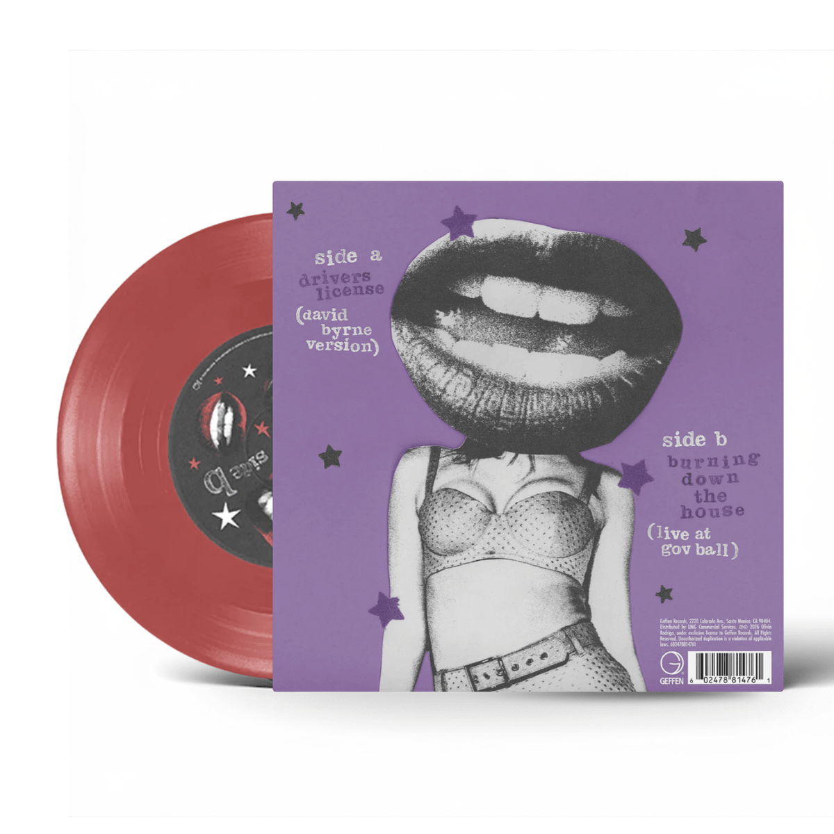 Olivia Rodrigo - Drivers License / Burning Down The House - 7" Vinyl Single { vinyl }