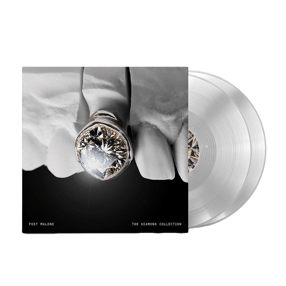 Post Malone - The Diamond Collection - Silver Vinyl LP Record { vinyl }