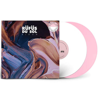 Rüfüs Du Sol - Bloom -  Pink & White Vinyl LP Record { vinyl }