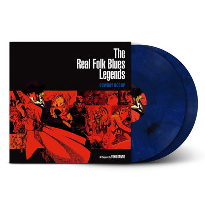 Seatbelts - Cowboy Bebop: The Real Folk Blues Legends - Dark Blue Marble Vinyl LP Record { vinyl }