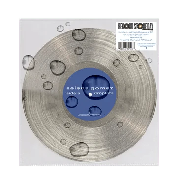 SELENA GOMEZ - DROPLETS EP (RSD 2026) - Clear Glitter Vinyl EP Record { vinyl }