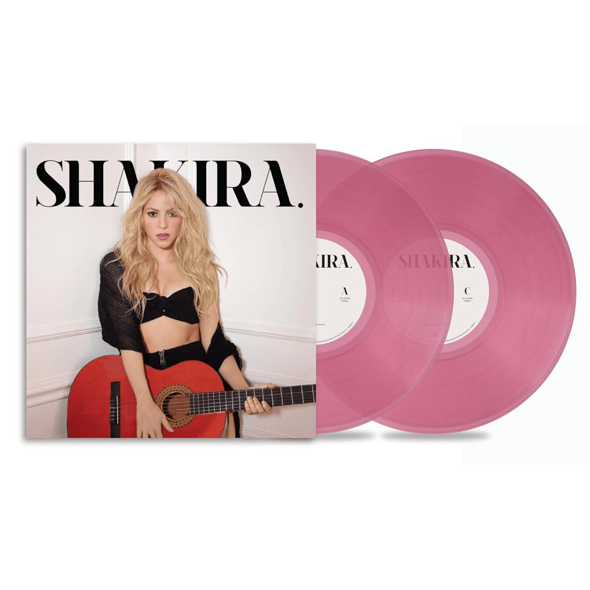 Shakira - Shakira - Translucent Pink vinyl LP Record { vinyl }