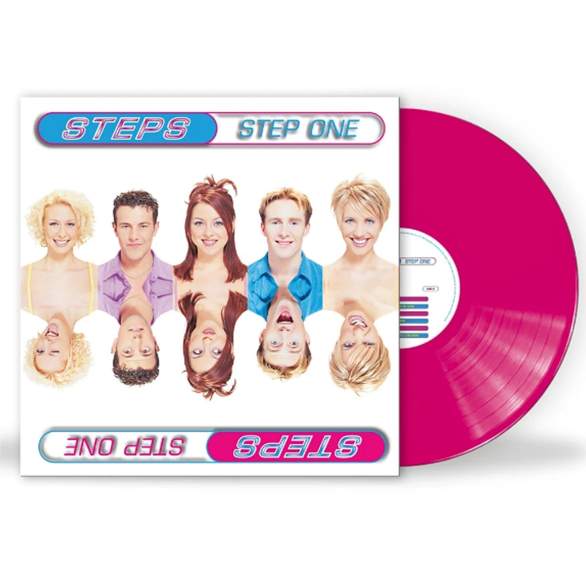 Steps - Step One - Neon Magenta Vinyl LP Record { vinyl }