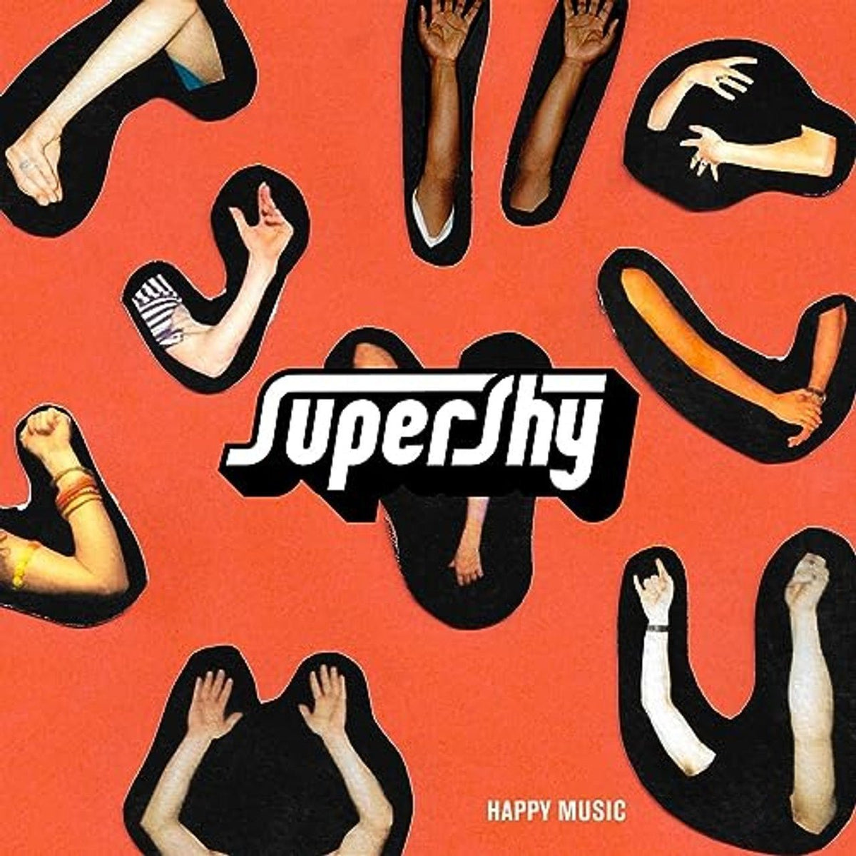 Supershy - Happy Music - Green & Yellow Vinyl LP Record { vinyl }