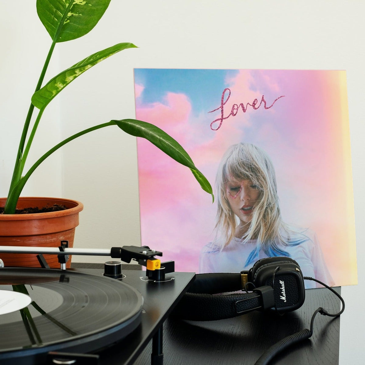 Taylor Swift - Lover - Limited Edition Baby Pink & Blue Vinyl LP Record { vinyl }