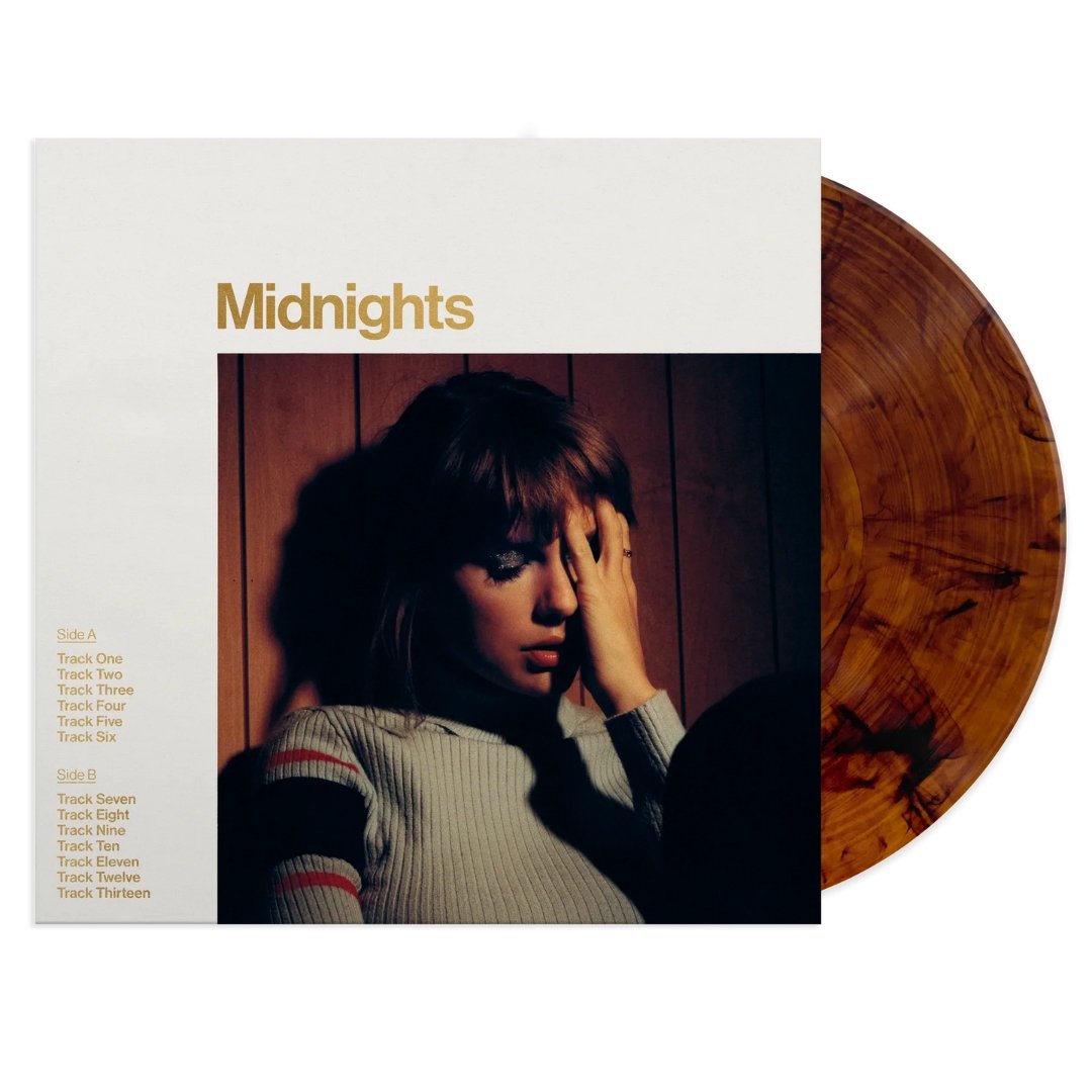Taylor Swift - Midnights - Mahogany Brown Vinyl LP Record { vinyl }