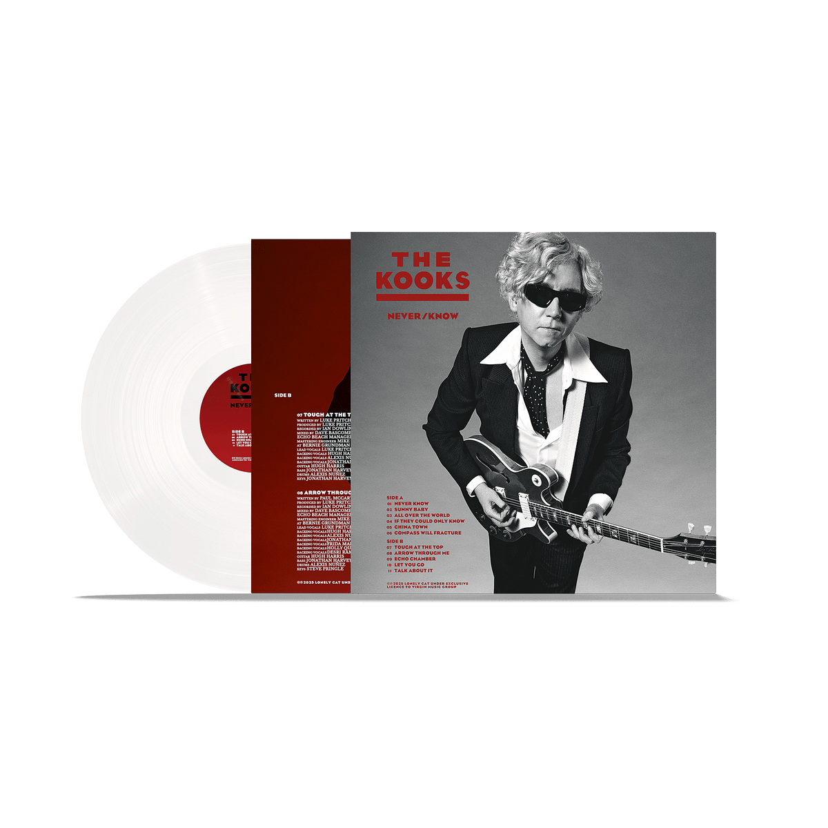 The Kooks - Never/Know - White Vinyl LP Record { vinyl }