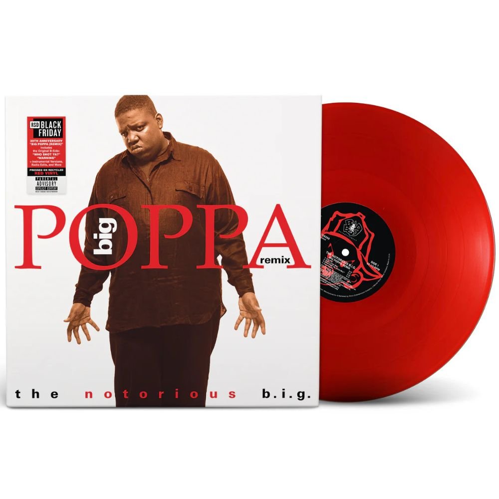 The Notorious - BIG Big Poppa Remix - RSD Black Friday 2025 Recycled Red Vinyl LP Record { vinyl }