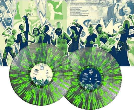 The Sims: 25th Anniversary Soundtrack - Clear & Green Splatter Vinyl LP Record { vinyl }