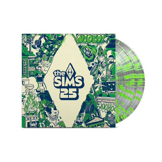 The Sims: 25th Anniversary Soundtrack - Clear & Green Splatter Vinyl LP Record { vinyl }
