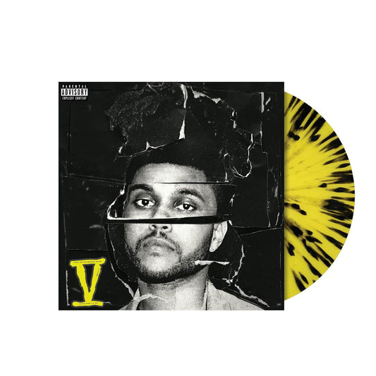 The Weeknd - Beauty Behind The Madness 5th Anniversary Edition - Yellow Splatter Vinyl LP Record { vinyl }