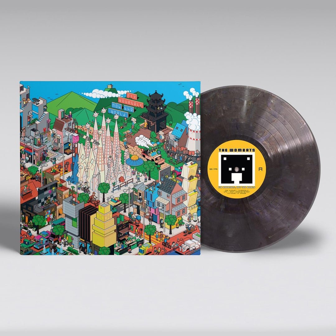 The Wombats - Fix Yourself, Not The World - Eco Mix Vinyl LP Record { vinyl }