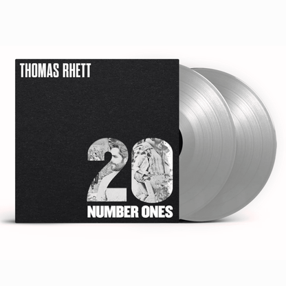 Thomas Rhett - 20 Number Ones - Silver Vinyl LP Record { vinyl }