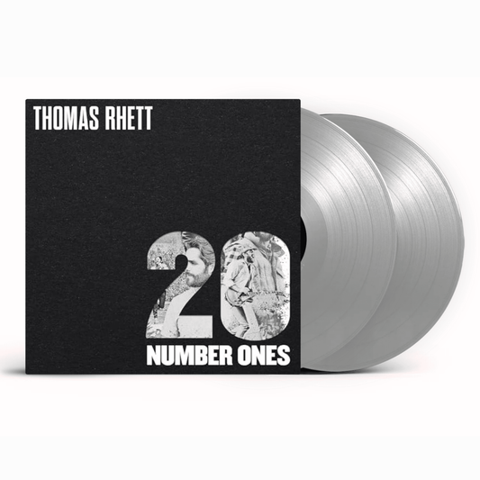 Thomas Rhett - 20 Number Ones - Silver Vinyl LP Record { vinyl }