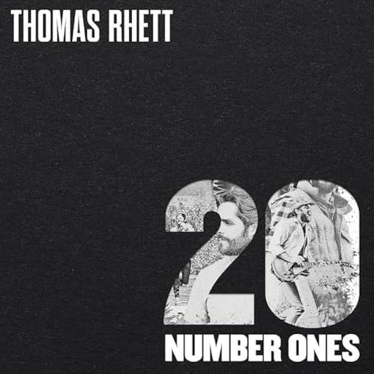 Thomas Rhett - 20 Number Ones - Silver Vinyl LP Record { vinyl }