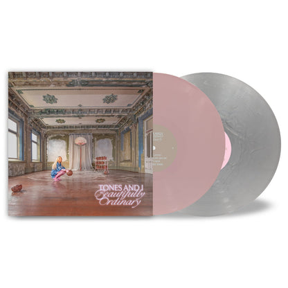 Tones And I - Beautifully Ordinary - Pink and Silver Vinyl LP Record { vinyl }