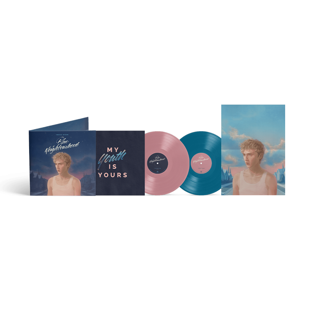 Troye Sivan - Blue Neighbourhood (10 Year Anniversary Edition) - Blue & Pink Vinyl LP Record { vinyl }