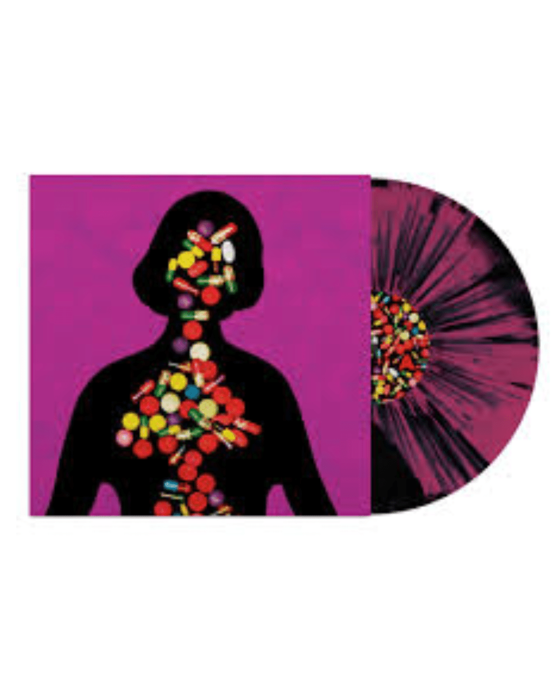 TV Girl & George Clanton - Fauxllenium - Splatter Vinyl LP Record { vinyl }