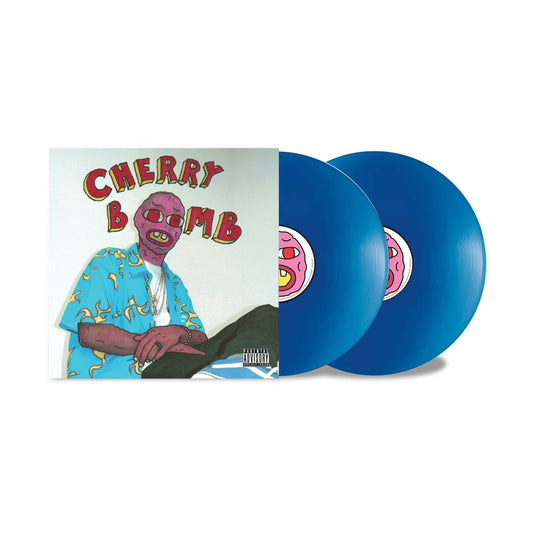Tyler, The Creator - Cherry Bomb - Mask Cover Blue Vinyl LP Record { vinyl }