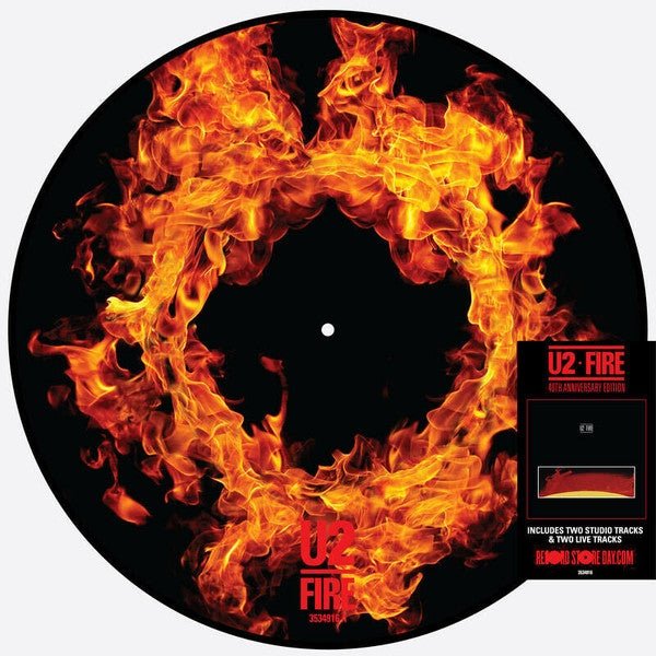 U2 - Fire - 40th Anniversary Picture Disc Vinyl LP Record { vinyl }