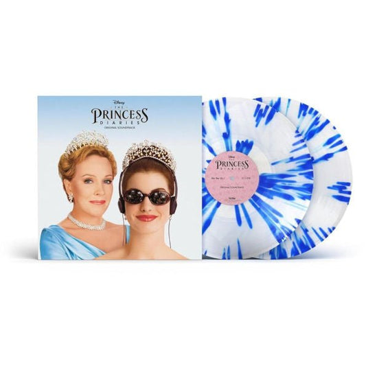 Various Artist - Princess Diaries Official Soundtrack - Clear with Blue Splatter Vinyl LP Record { vinyl }