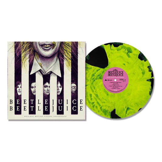 Various Artists - Beetlejuice - Neon Green Black Marble Vinyl LP Record { vinyl }
