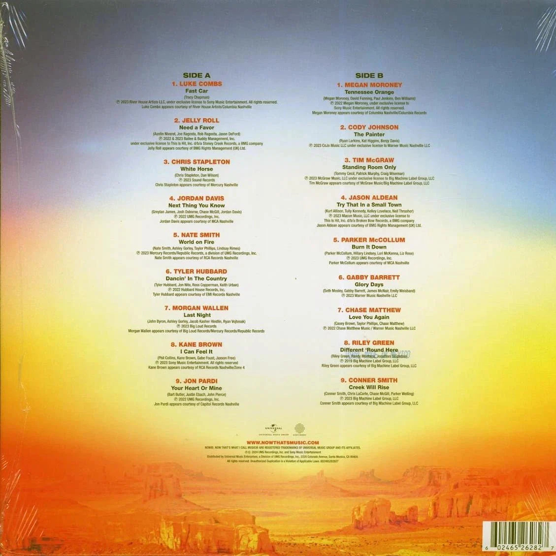 Various Artists - Now That's What I Call Country Volume 17 - Opaque Coral Vinyl LP Record { vinyl }