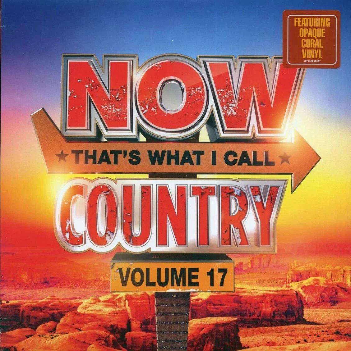 Various Artists - Now That's What I Call Country Volume 17 - Opaque Coral Vinyl LP Record { vinyl }
