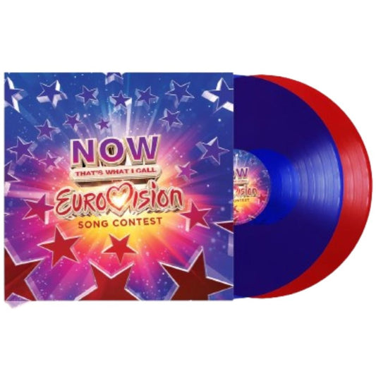 Various Artists - Now That's What I Call Eurovision Song Contest - Blue and Red Vinyl LP Record { vinyl }