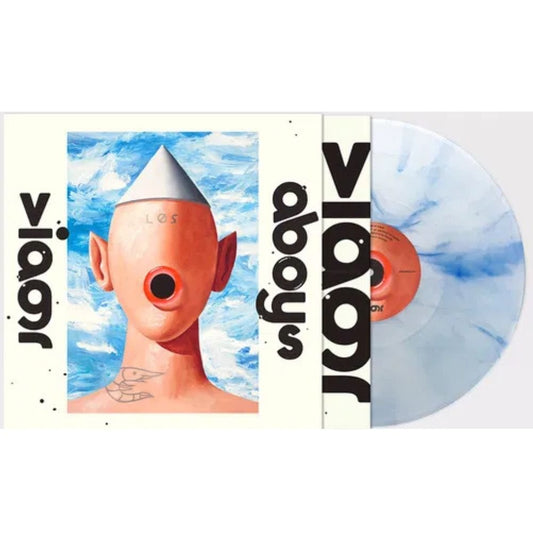 Viagra Boys - Viagr Aboys - Blue and White Marbled Vinyl LP Record { vinyl }