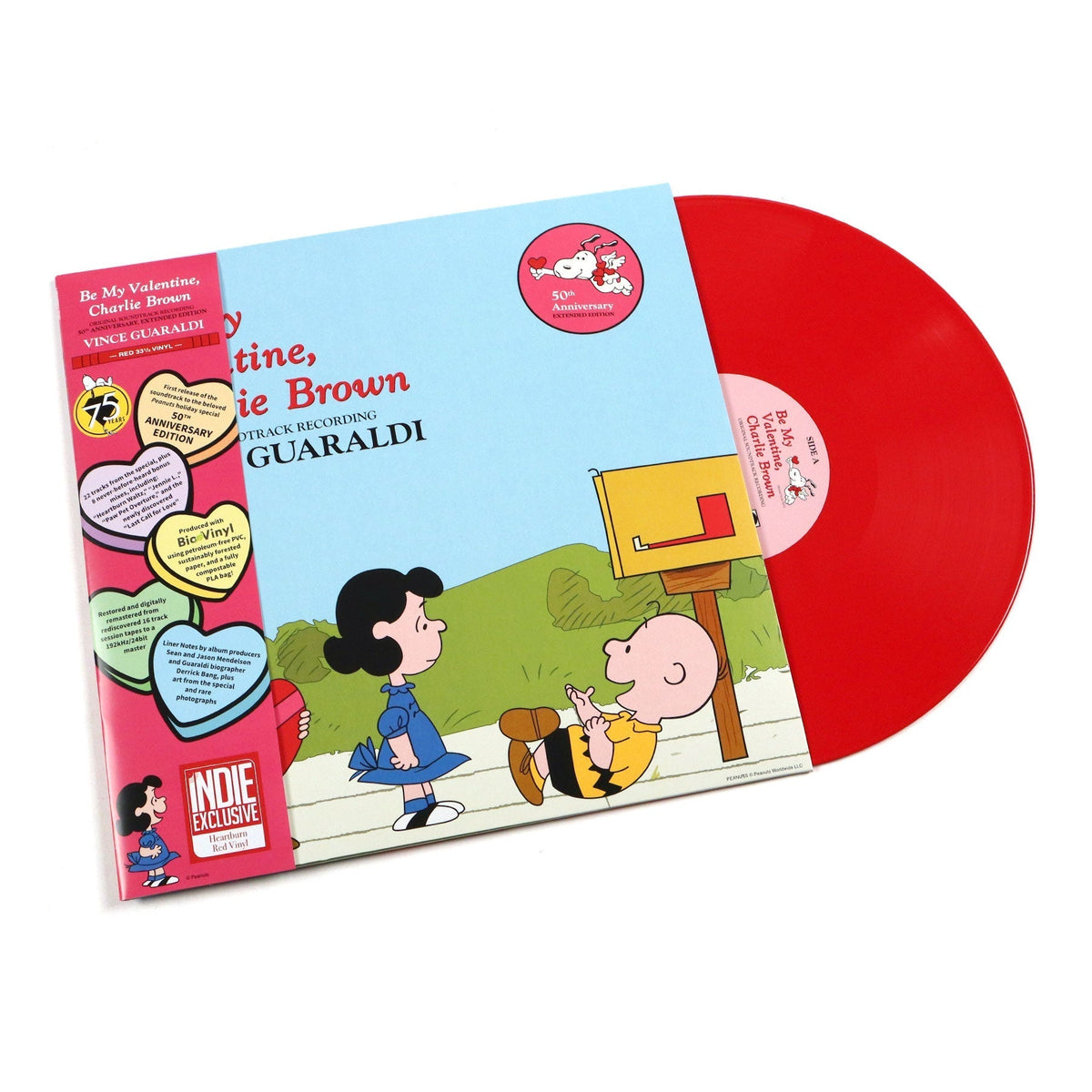 Vince Guaraldi - Be My Valentine, Charlie Brown - Limited Heartburn Red Vinyl LP Record { vinyl }
