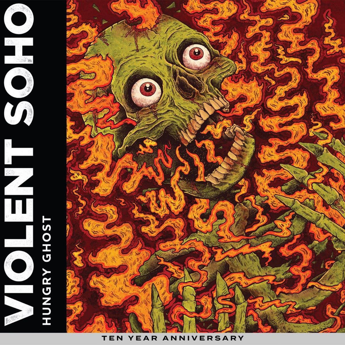 Violent Soho – Hungry Ghost - 10th Anniversary Black and Red Splatter Vinyl LP Record { vinyl }