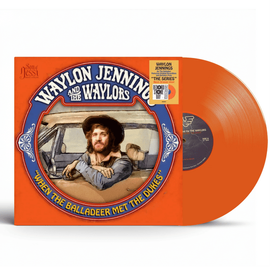 Waylon Jennings & The Waylors - When The Balladeer Met The Dukes - RSD 2026 Orange Vinyl LP Record { vinyl }