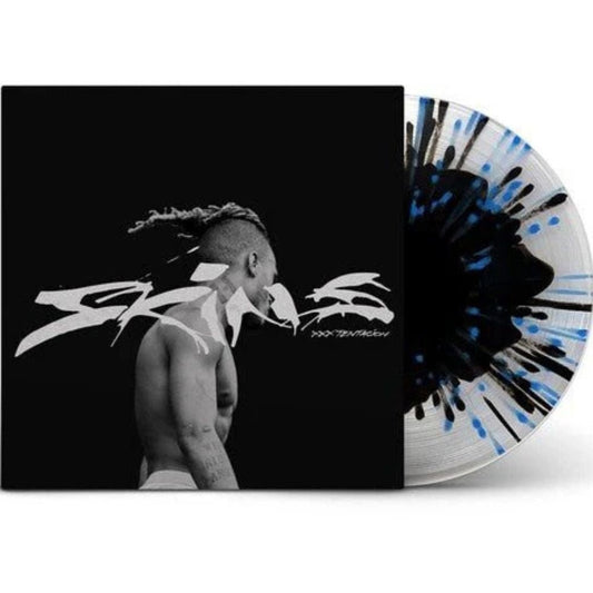 XXXTENTACION - Skins - Black and Blue Splatter Vinyl LP Record { vinyl }